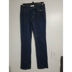 Lila Ryan Low Rise Stretch Skinny Crop Jeans Dark Wash Women Size 26
